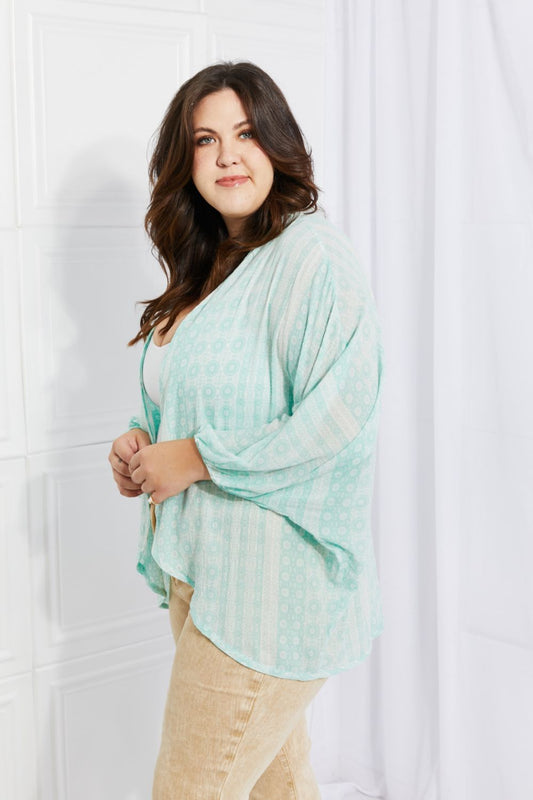 Culture Code Full Size Summer Song Dolman Sleeve Kimono - pvmark
