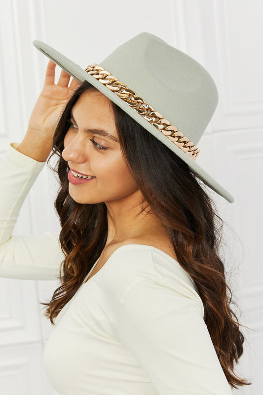 Fame Keep Your Promise Fedora Hat in Mint - pvmark