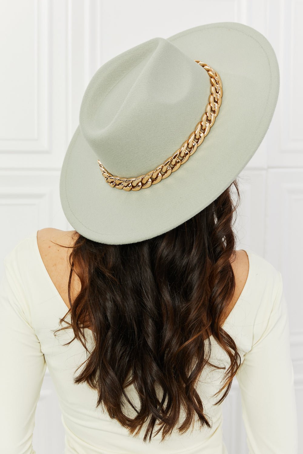 Fame Keep Your Promise Fedora Hat in Mint - pvmark