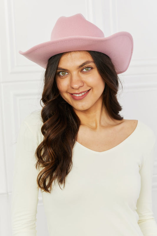 Fame Western Cutie Cowboy Hat in Pink - pvmark