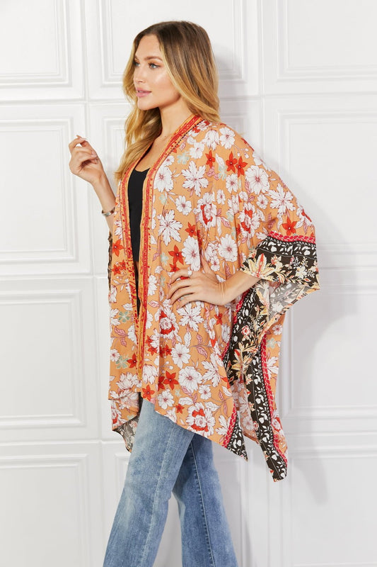 Justin Taylor Peachy Keen Cover-Up Kimono - pvmark
