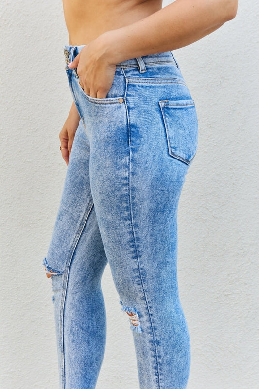 Kancan Emma Full size High Rise Distressed Skinny Jeans - pvmark
