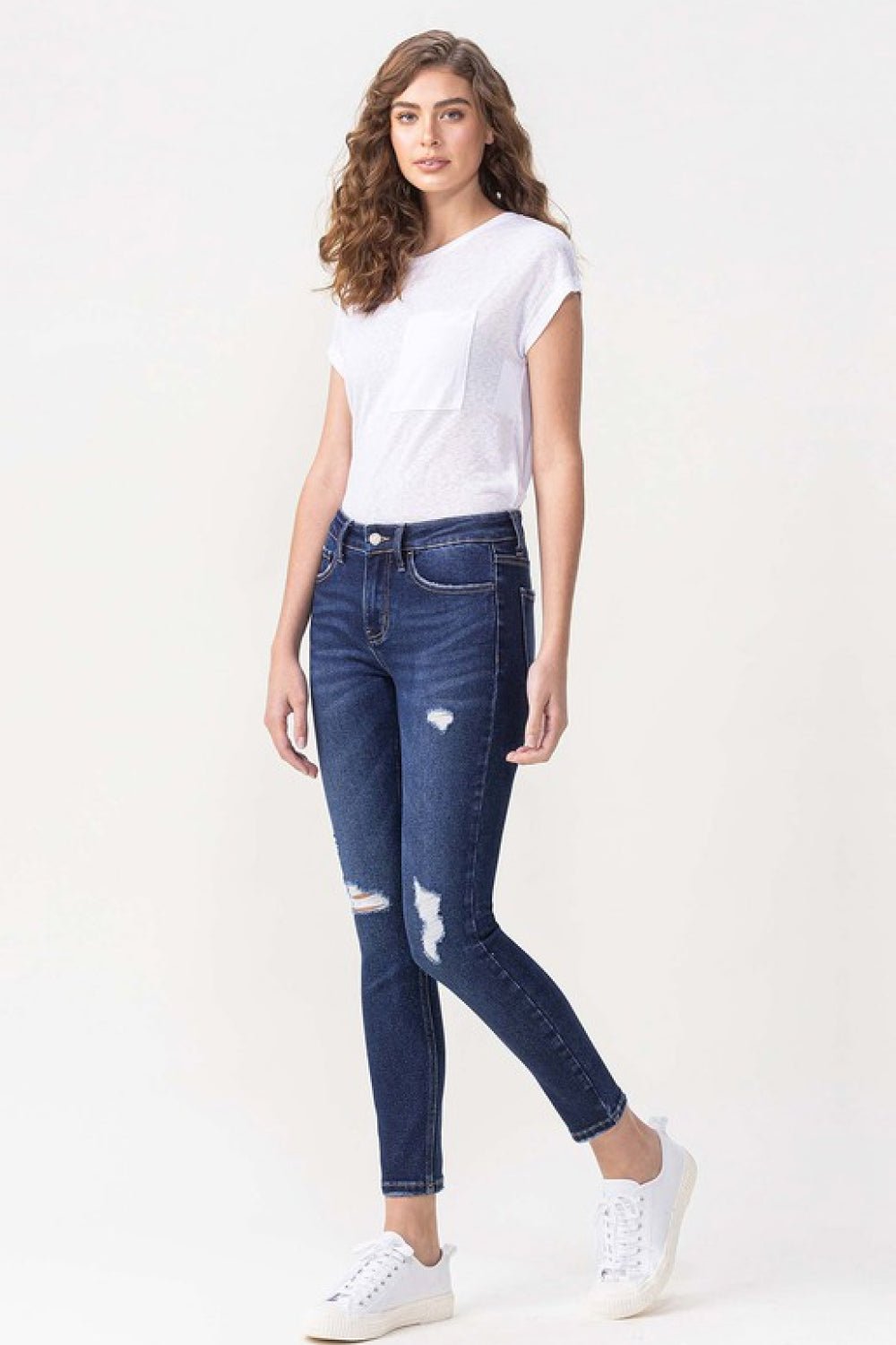 Lovervet Full Size Chelsea Midrise Crop Skinny Jeans - pvmark