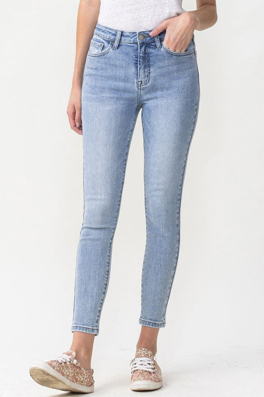 Lovervet Full Size Talia High Rise Crop Skinny Jeans - pvmark