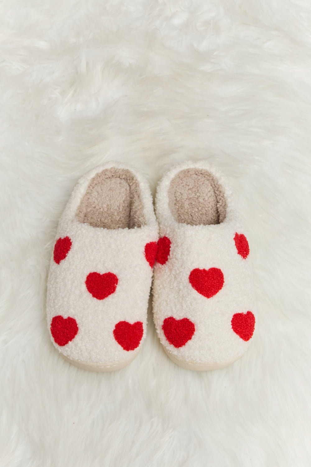 Melody Printed Plush Slide Slippers - pvmark