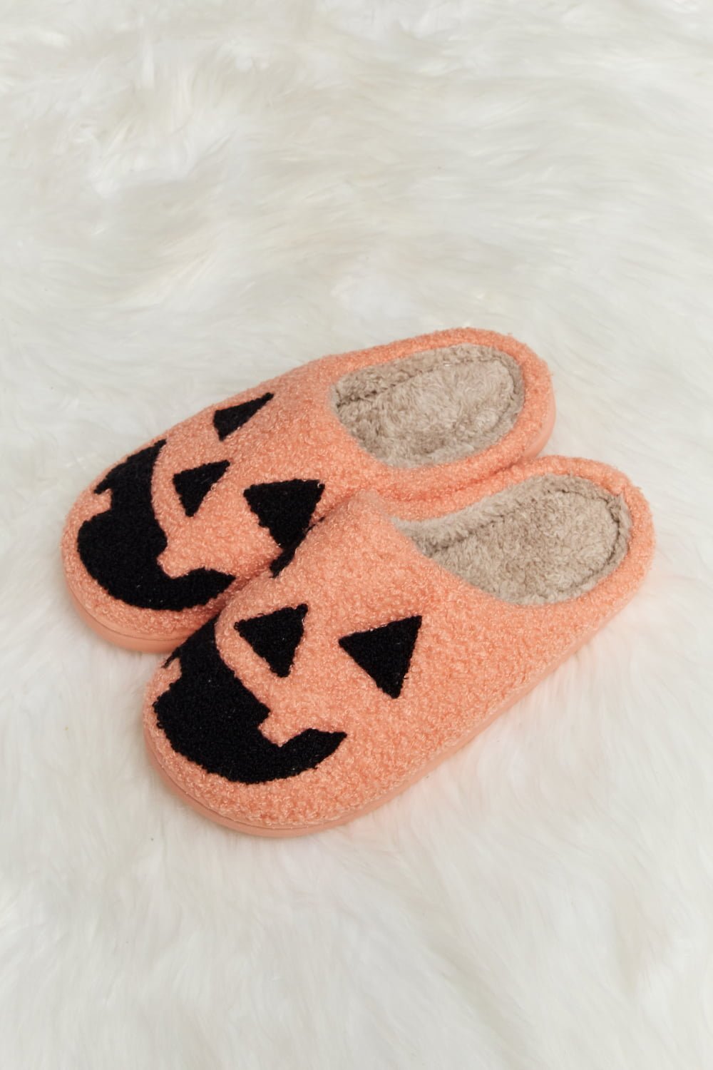 Melody Printed Plush Slide Slippers - pvmark