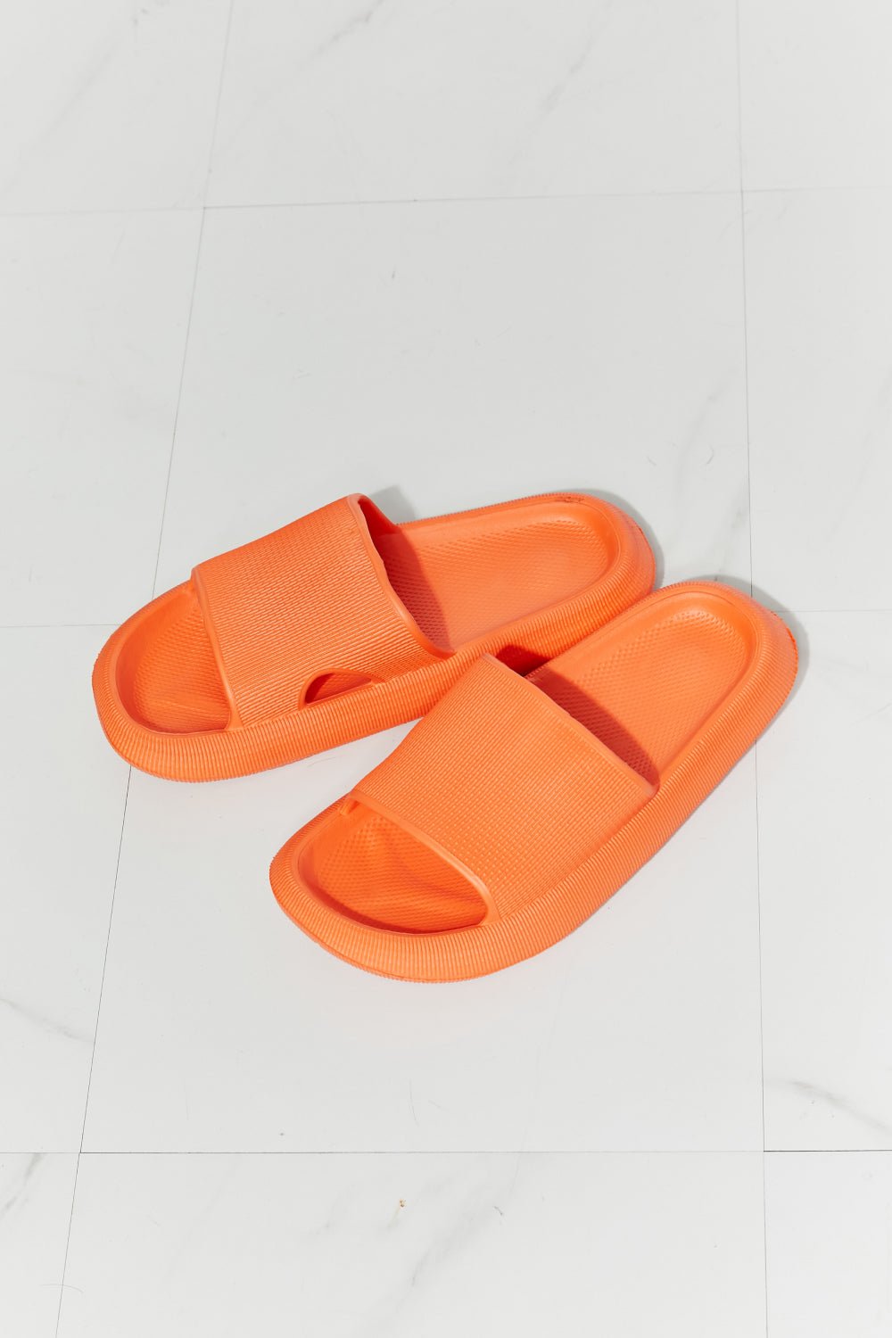 MMShoes Arms Around Me Open Toe Slide in Orange - pvmark
