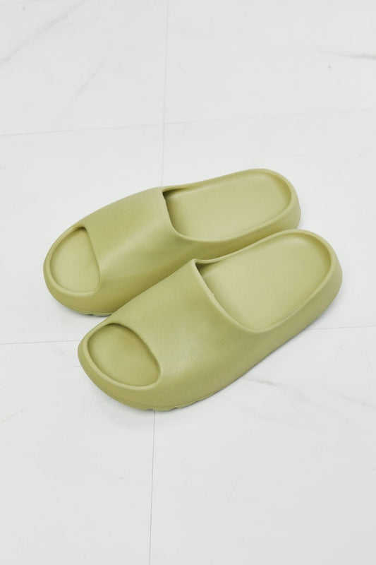 NOOK JOI In My Comfort Zone Slides in Green - pvmark