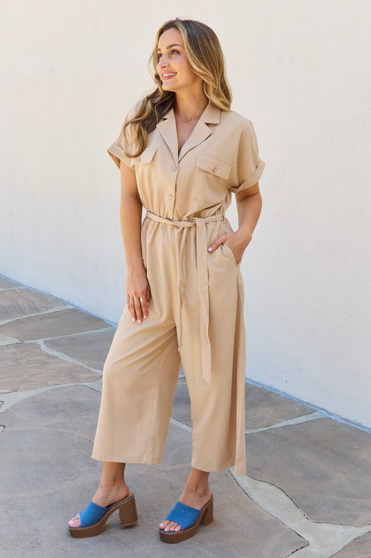 Petal Dew All In One Full Size Solid Jumpsuit - pvmark