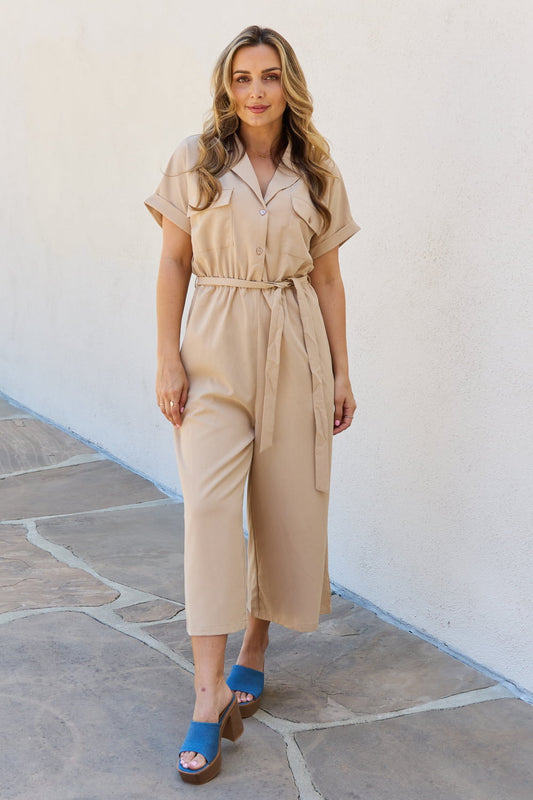 Petal Dew All In One Full Size Solid Jumpsuit - pvmark