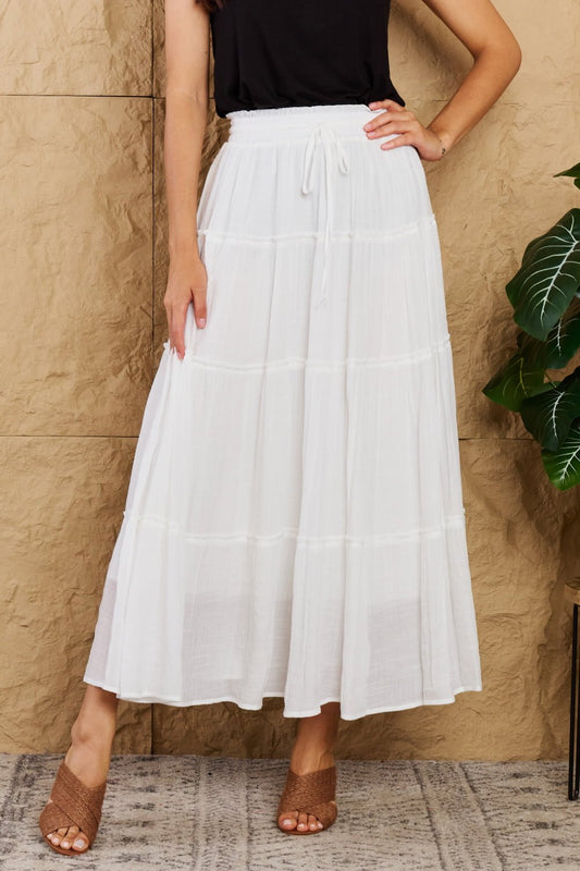 Sweet Lovely By Jen Places To Go Full Size Tiered Maxi Skirt - pvmark